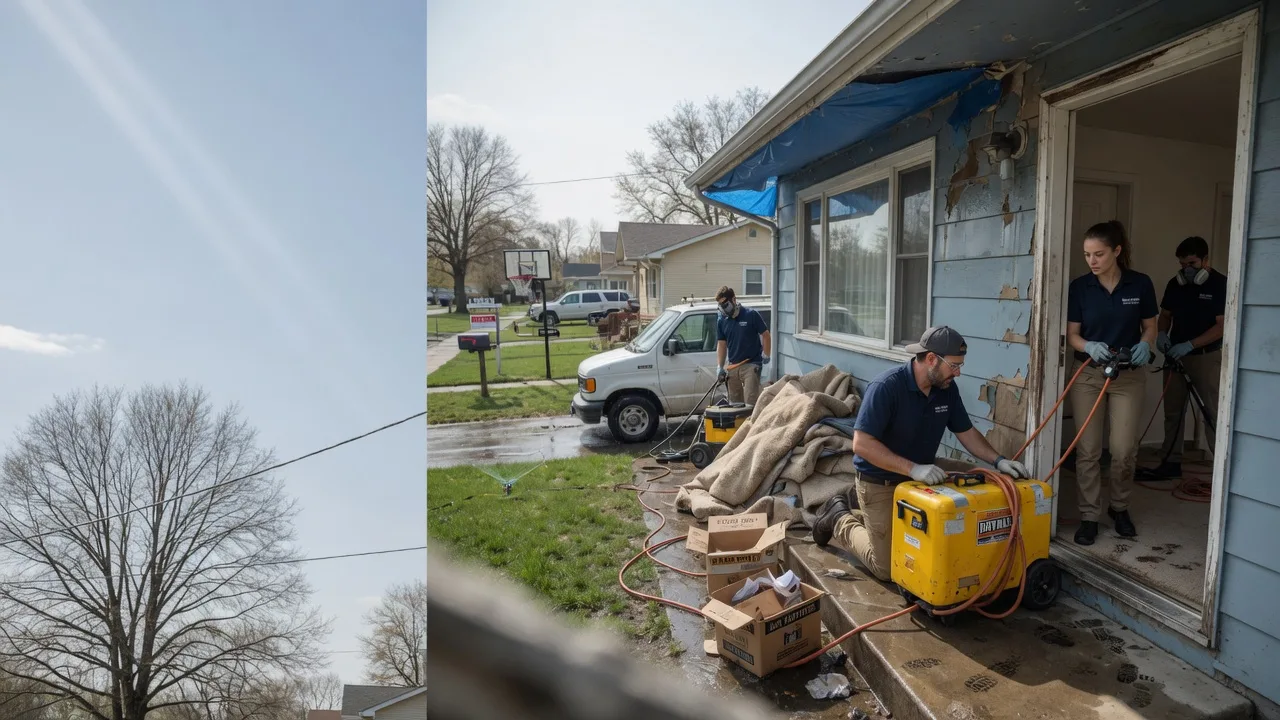 Basement Flood Cleanup in Galien, MI near me